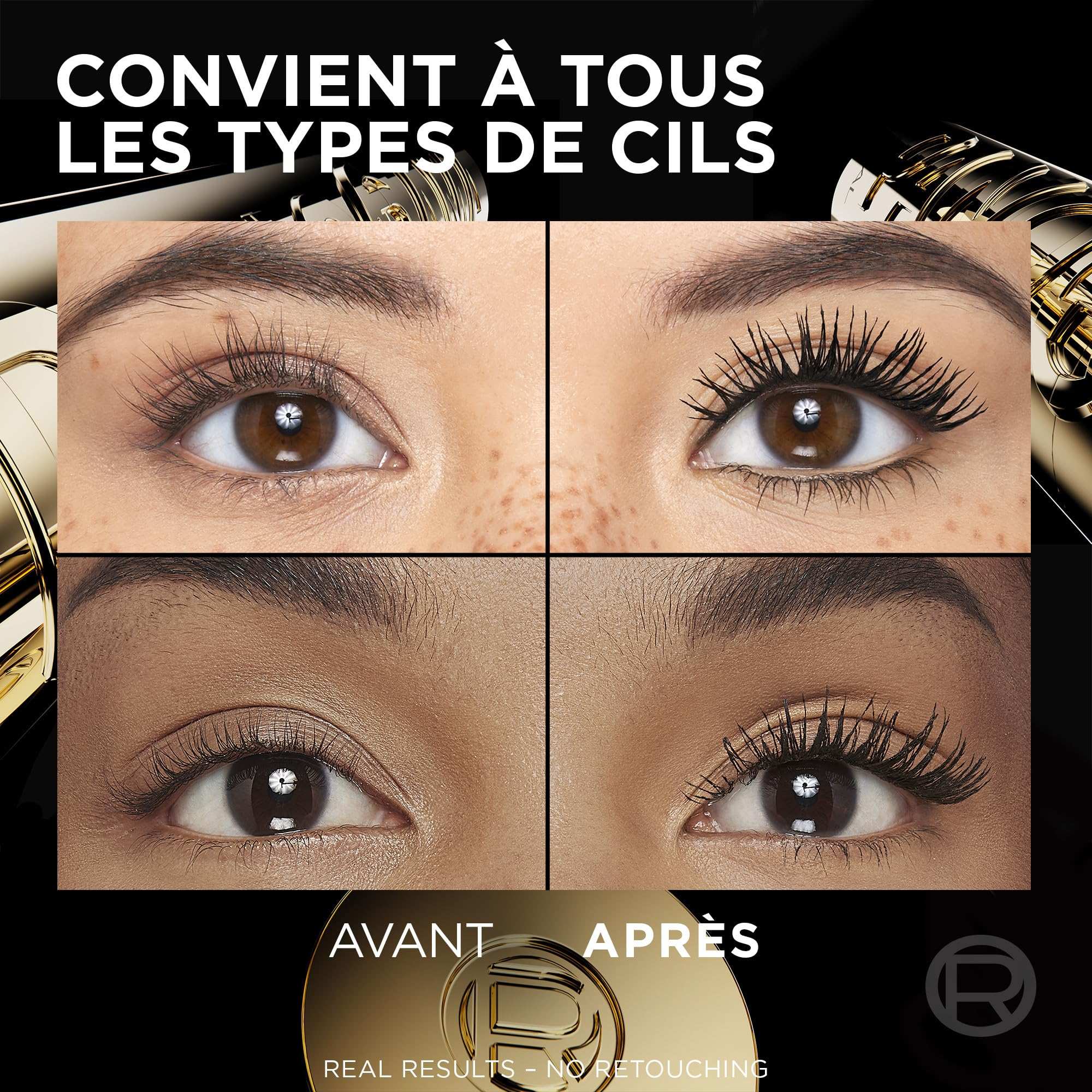 L’Oréal Paris , Volume Million Lashes PANORAMA Mascara - Volumizing mascara making eyes look 1.4x bigger