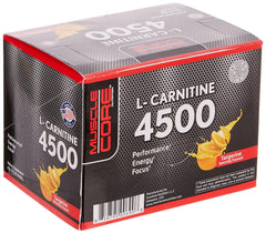 MUSCLE CORE NUTRITION L-Carnitine 4500 Tangerine, 89 Ml Box Of 12