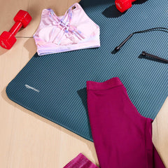 Extra Thick Exercise Yoga Gym Floor Mat with Carrying Strap