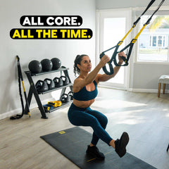 TRX ALL-IN-ONE Suspension Training: Bodyweight Resistance System | Full Body Workouts for Home, Travel, and Outdoors | Build Muscle, Burn Fat, Improve Cardio | Free Workouts Included