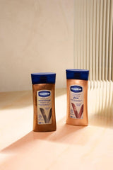 Vaseline Intensive Care, Vanilla Glow + Sunlit Shimmer Body Oil, 200ml Gel | For Illuminated Skin | Goodness of 100% Pure Cocoa Butter*