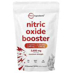 Micro Ingredients, Nitric Oxide Booster, Maximum Strength, 240 Bisected Tablets