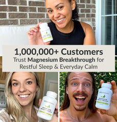 BiOptimizers Magnesium Breakthrough Supplement 4.0 - Has 7 Forms of Magnesium Like Bisglycinate, Malate, Citrate, and More - Natural Sleep Aid - Brain Supplement - 60 Capsules