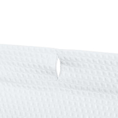 Lightweight Super Soft Easy Care Microfiber Waffle Texture Shower Curtain , 1.83 M x 1.83 M, White