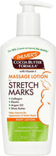 White pump bottle cocoa butter stretch marks massage lotion with vitamin E, 250 ml