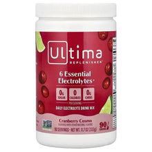 Ultima Replenisher Cranberry Cosmo electrolyte drink mix jar, 6 electrolytes, 11.7 oz