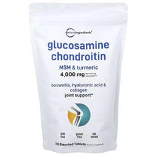 Glucosamine chondroitin MSM & turmeric supplement pouch, 300 bisected tablets