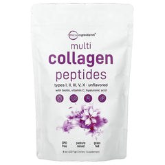 Micro Ingredients, Multi Collagen Peptides, Unflavoured, 2 lb (907 g)
