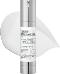 VT COSMETICS CICA Reedle Shot 300 | Advanced Night Exosome, Microneedling Serum, Centella Asiatica, Hyaluronic Acid, Propolis, Soft Skin, Regeneration, Glass Skin, Korean Skincare Booster (50ml)