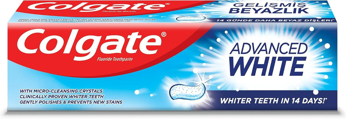 Colgate Fluoride Toothpaste Advanced Whitening 125ml