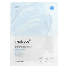 Medicube Zero Pore Cooling Mask sheet in light blue sachet, single 27 g (0.95 oz)
