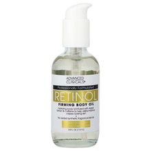 Advanced Clinicals, Retinol Firming Body Oil, 112 ml (3.8 fl oz)