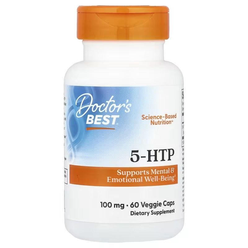 Doctor's Best, 5-HTP, 100 mg, 60 Veg Caps