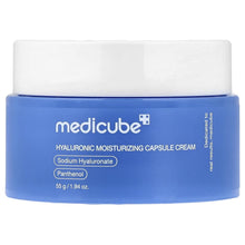 Medicube hyaluronic moisturizing capsule cream, blue jar with white lid, 55 g