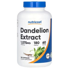 Nutricost Dandelion Extract – 525 mg per Capsule, 180 Capsules | Herbal Supplement