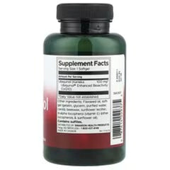 Swanson Vitamins Ubiquinol 100 mg, 120 Softgels