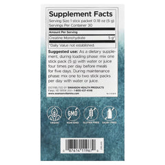 Swanson Creatine Monohydrate – Unflavoured, 30 Stick Packs, 5 g Each