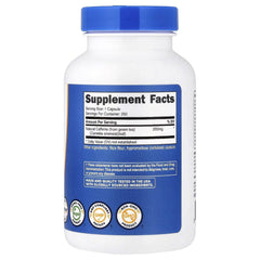 Nutricost Natural Caffeine 200mg – 250 Capsules | Energy & Focus Support Supplement