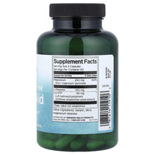 Melatonin-free sleep aid supplement bottle back label with Supplement Facts panel