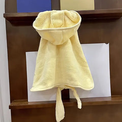 Microfiber Dog Bathrobe – Towel Robe with Hook and Loop Closure