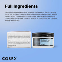 Cosrx Hyaluronic Acid Intensive Cream box and cream jar set with black lid