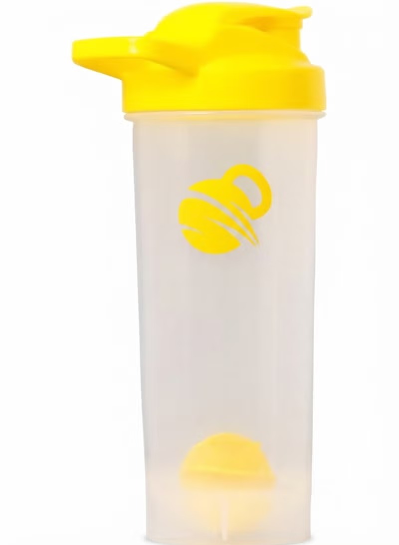 Body Builder Protein Shaker Bottle, 700 ml, White