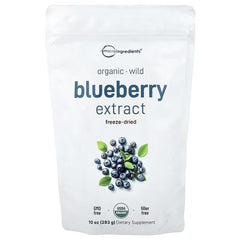 Micro Ingredients, Organic Blueberry Extract, Freeze-Dried, 10 oz (283 g)