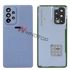 New For Samsung Galaxy A53 Back Cover Housing Rear Phone Case Door Replacement For Samsung A53 5G Battery Cover With Lens +Logo