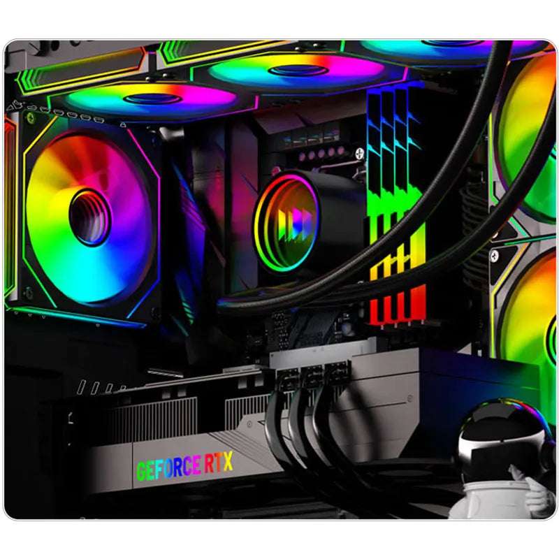 UPSIREN Poseidon mirror 360 ARGB All-in-one water cooling radiator/Infinity mirror lighting effects/TDP280W/Support LGA1700/AM5