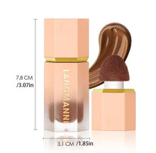 Single LANGMANNI liquid contour concealer bottle with sponge applicator and squeeze top