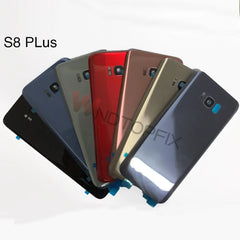For Samsung Galaxy S8 G950F Back Battery Cover Door Rear Glass Housing Case For Samsung S8 Plus G955F Battery Cover With Lens