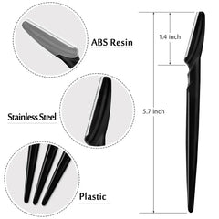 Multipurpose Eyebrow Razor Set For Women Men Dermaplaning Tool Easy To Use Face Shaver Blades Makeup Color Mixing