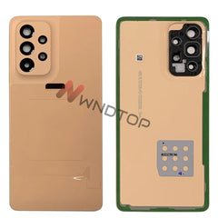 New For Samsung Galaxy A53 Back Cover Housing Rear Phone Case Door Replacement For Samsung A53 5G Battery Cover With Lens +Logo