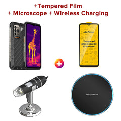 هاتف Ulefone Power Armor 18T Ultra 5G الذكي المتين، Dimensity 7050، ذاكرة وصول عشوائي (RAM) بسعة 512 جيجابايت + ذاكرة وصول عشوائي (RAM) بسعة 24 جيجابايت، حراري من FLIR®، أندرويد 13، بدقة 108 ميجابكسل