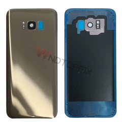 For Samsung Galaxy S8 G950F Back Battery Cover Door Rear Glass Housing Case For Samsung S8 Plus G955F Battery Cover With Lens