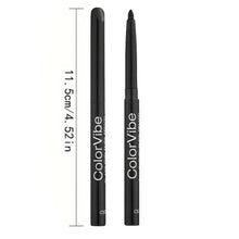 Black ColorVibe eyeliner pencils, two-pack with brush tips and height marking