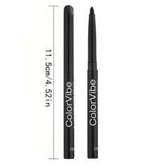 3Pcs Long-Lasting Waterproof Black Eyeliner Pencil -Smudge-Proof Sweat-Resistant for Bold Eye Makeup, ldeal Gift