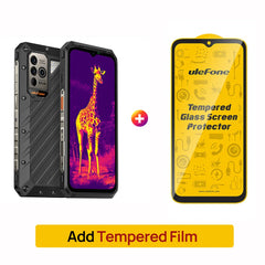 هاتف Ulefone Power Armor 18T Ultra 5G الذكي المتين، Dimensity 7050، ذاكرة وصول عشوائي (RAM) بسعة 512 جيجابايت + ذاكرة وصول عشوائي (RAM) بسعة 24 جيجابايت، حراري من FLIR®، أندرويد 13، بدقة 108 ميجابكسل