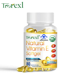 Trorexl Supplementing Vitamin E Capsules Tighten skin brighten complexion Vascular Protective Supplements