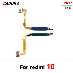 Fingerprint Scanner For Xiaomi Redmi 10 / 10 Prime ID Home Button Fingerprint Menu Return Key Recognition Sensor Flex Cable