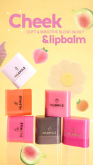 2-in-1 Flat Tube Fruit Blush & Lipstick Stick | Easy to Apply, Highlighter & Contour | Multi-Use Lip & Cheek Makeup