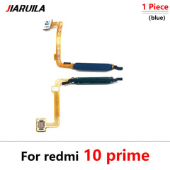 Fingerprint Scanner For Xiaomi Redmi 10 / 10 Prime ID Home Button Fingerprint Menu Return Key Recognition Sensor Flex Cable