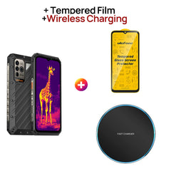هاتف Ulefone Power Armor 18T Ultra 5G الذكي المتين، Dimensity 7050، ذاكرة وصول عشوائي (RAM) بسعة 512 جيجابايت + ذاكرة وصول عشوائي (RAM) بسعة 24 جيجابايت، حراري من FLIR®، أندرويد 13، بدقة 108 ميجابكسل