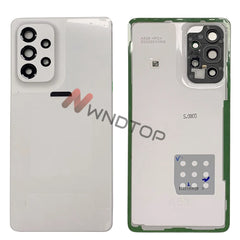 New For Samsung Galaxy A53 Back Cover Housing Rear Phone Case Door Replacement For Samsung A53 5G Battery Cover With Lens +Logo