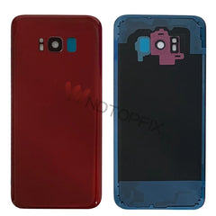 For Samsung Galaxy S8 G950F Back Battery Cover Door Rear Glass Housing Case For Samsung S8 Plus G955F Battery Cover With Lens