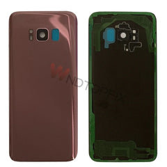 For Samsung Galaxy S8 G950F Back Battery Cover Door Rear Glass Housing Case For Samsung S8 Plus G955F Battery Cover With Lens