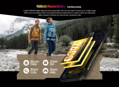 هاتف Ulefone Power Armor 18T Ultra 5G الذكي المتين، Dimensity 7050، ذاكرة وصول عشوائي (RAM) بسعة 512 جيجابايت + ذاكرة وصول عشوائي (RAM) بسعة 24 جيجابايت، حراري من FLIR®، أندرويد 13، بدقة 108 ميجابكسل