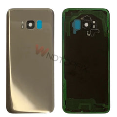 For Samsung Galaxy S8 G950F Back Battery Cover Door Rear Glass Housing Case For Samsung S8 Plus G955F Battery Cover With Lens