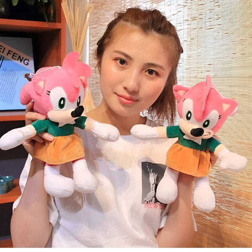 Adorable Amy Rose Hedgehog Plush Toy – Perfect for Sonic Fans and Kids