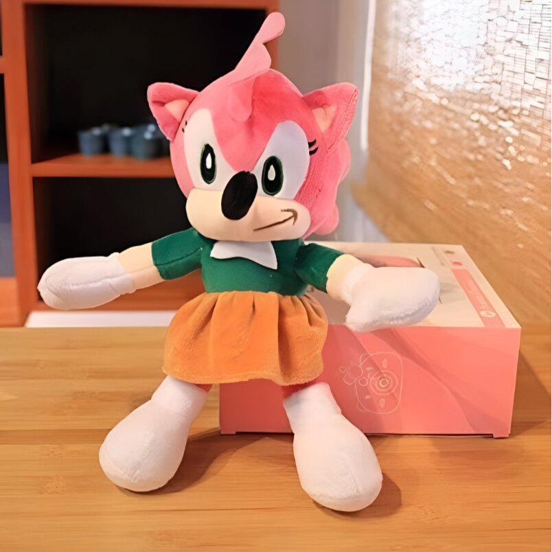 Adorable Amy Rose Hedgehog Plush Toy – Perfect for Sonic Fans and Kids